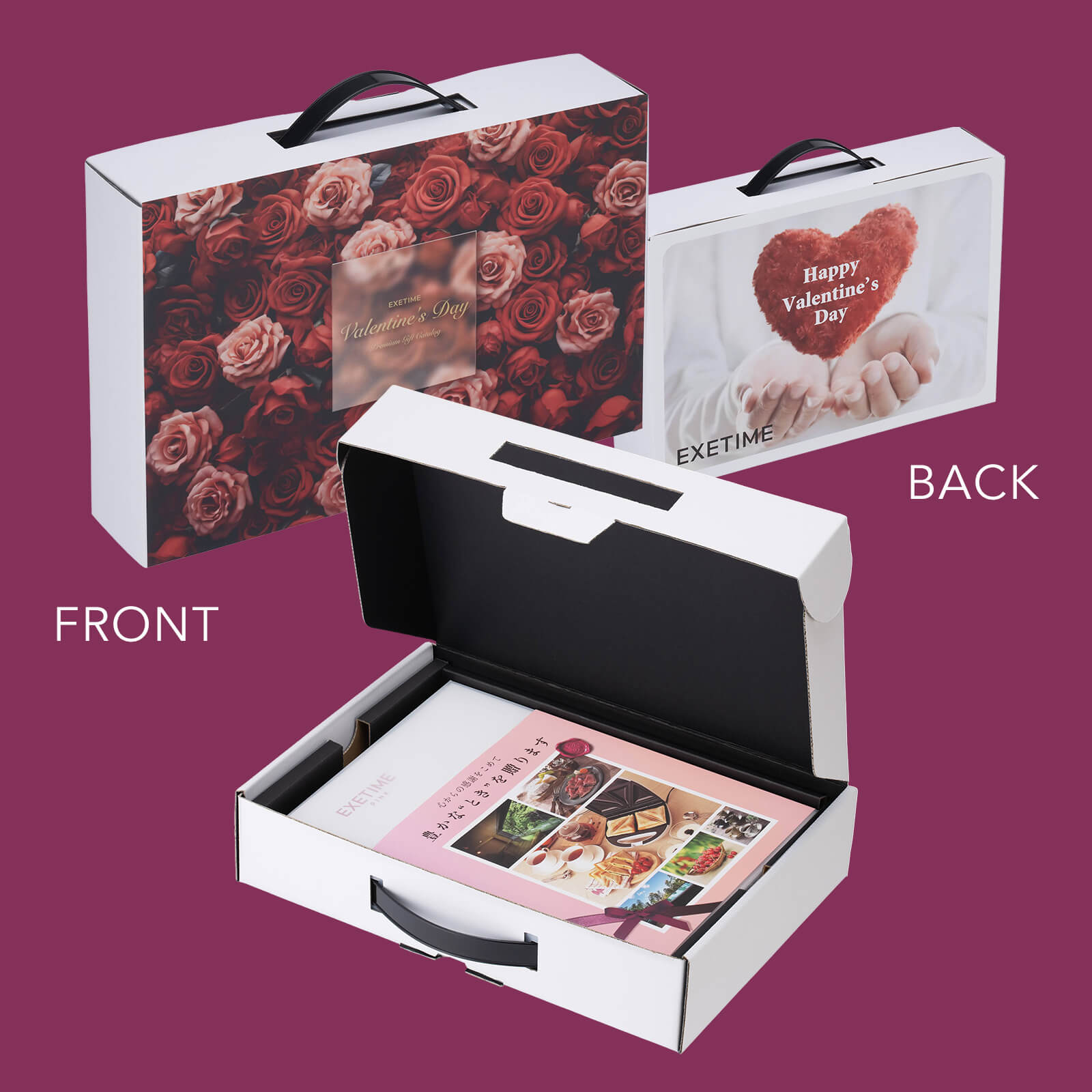 EXETIME<br>PINK<br>V-day【薔薇/ハート】